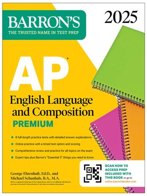 cover image of AP English Language and Composition Premium 2025